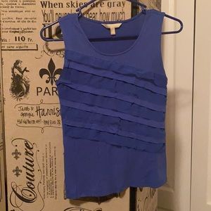 Banana Republic blue rank top